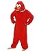 Sweetdresses Adult Unisex Animal Sleepsuit Kigurumi Cosplay Costume Pajamas (Medium, Elmo)