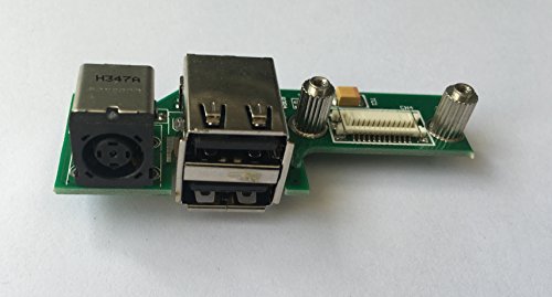 DC-IN Jack for Dell Inspiron 1525 1526 PP29L USB 07533-2 DL111500Bo 48.4w006.011 48.4W032.021 48.4W006.021 07533-2, Power Jack Harness Port Connector Socket with Wire Cable