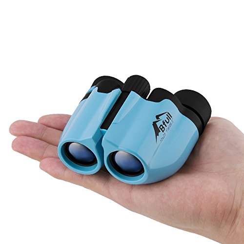 Bfull Binoculars- 10x25 Kids Binoculars Mini Folding Binoculars Compact Binoculars for Adults Waterproof Telescope for Bird watching, Football Safari Sightseeing, Camping and Travel(Black)