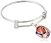Alex and Ani Crystal Infusion Expandable Wire Sterling Silver Adjustable Ring, Size 5-7
