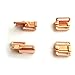 20Pcs/lot 12mm Craft Rose Gold Metal Rectangle Tape Closure Hook & Clasp Waist Extenders Sewing On Clothes Bra Clip Hooks