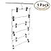 USTECH 6 Tier Skirt Pants Hanger Chrome Metal Organizer (1 Pack)
