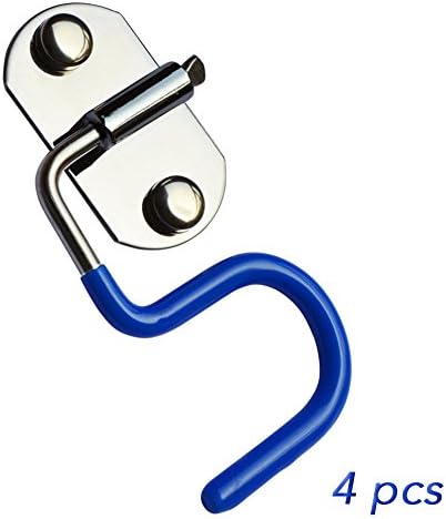 Laxhand Mop and Broom Holder Wall Mount, 4pcs Garage Heavy Duty Hanger as Gardening and Cleaning Tools Organizers