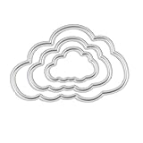 Botrong Metal Cutting Dies Stencil DIY Scrapbooking Embossing Album Paper Card Craft (A:63x43mm)