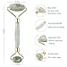 LeiCare Jade Roller and Gua Sha - Face Massager Roller for Wrinkles, Eye Puffiness, Anti Aging Treatment