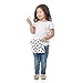 Bumkins Sandwich Bag / Snack Bag, Reusable Fabric, Washable, Food Safe, BPA Free, 7x7 – Black Hearts