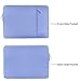 MOSISO Vertical Style Polyester Sleeve Bag Compatible 13-13.3 inch Laptop, Pure Blue