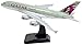 TANG DYNASTY(TM) 1:400 Standard Edition Air Bus A380 Qatar Airways Metal Airplane Model,Diecast Plane,for Collecting and Gift