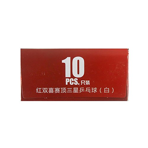 DHS 10x D40 and 3-Star White Table Tennis Balls - Thumbnail 5