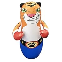 Taylor Toy Inflatable Punching Bag for Kids - Free-Standing Bounce Back Punching Bag - Bop Bag (Tiger)