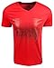 Calvin Klein Men's Short Sleeve V-Neck Graphic T-Shirts