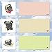 The Best Card Company - 10 Blank Dog Greeting Cards for All Occasions (4 x 5.12 Inch) - Snuggle Pugs AMQ5648OCB-B1x10