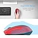 TECKNET Omni Small Portable 2.4G Wireless Optical Mouse with USB Nano Receiver for Laptop Computer, 18 Month Battery Life, 3 Adjustable DPI Levels: 2000/1500/1000 DPI