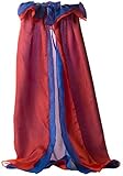 Sarah's Silks Reversible Silk Cape, 2 Layers of Silk (Royal/Red)