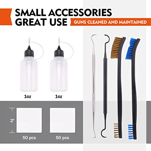 Raiseek Gun Cleaning Kit Rifle Pistol Shotgun Universal Cleaning Kit