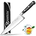 Zanpeda 8 inch chef knife - Professional Kitchen Knife with Ergonomic Handle - High Carbon Steel Chef Knife & Knife Case