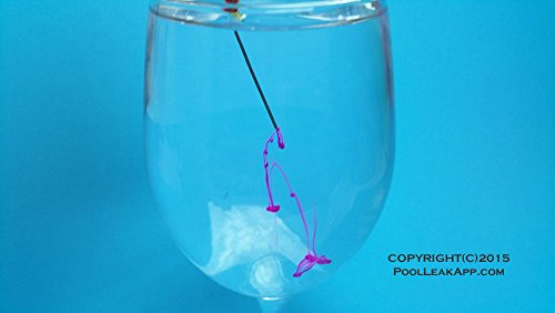 SWIMMING POOL LEAK DETECTION DYE TEST SYRINGE AND UNDERWATER REPAIR KIT