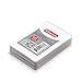 XFasten Self Sealing Laminating Pouches Business Card Size, 50-Pack, 10 Mil Non-Yellowing Business Card Laminating Pouches, Self-Adhesive Laminate Sheets, Durable, No Machine Needed, 4 in x 3 in