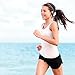 Joyful Heart Wireless Headphones Bluetooth Earbuds - Waterproof Sports Headset with Microphone, JH-800 Noise Cancelling Earphone for Running and Workout, 8 Hour Battery, Black-White