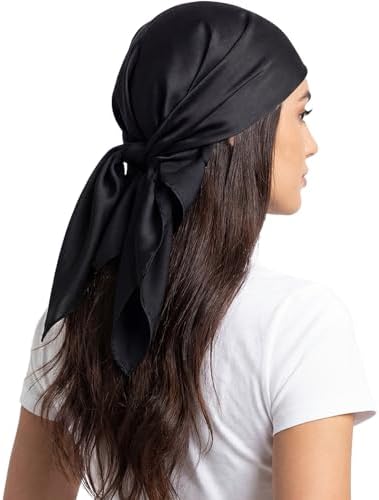 Amazon.com: Red by Kiss Pre-Tied Hair Wrap for Women, Silk Satin