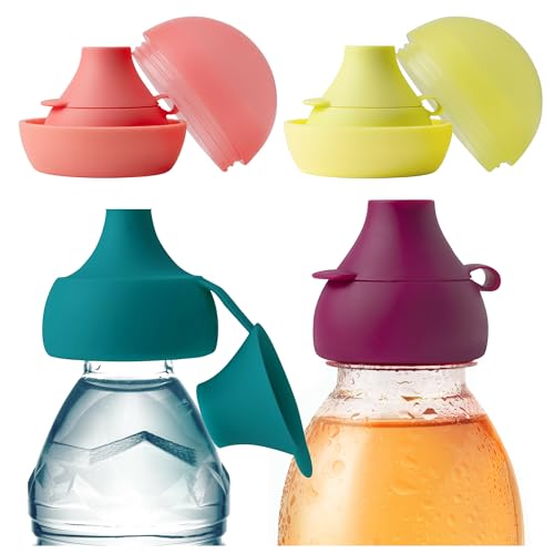 Boon Snug Sip Universal Water and Juice Silicone Bottle Toppers - Soft Spout Co…