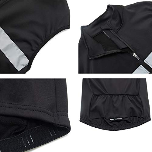 LXC Fietsen Jas Gilet Mens Waterdicht Winddicht Softshell Winter Thermische Vest Ademend Bike Bovenkleding - Afbeelding 6