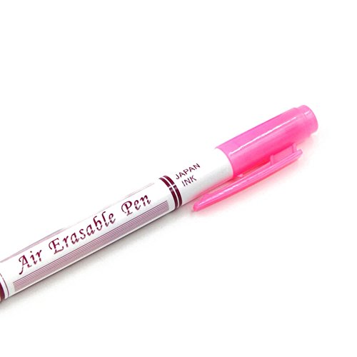 image for MyLifeUNIT Erasable Pens for Sewing, Air Erasable Pen Dual Head, 3 PCS