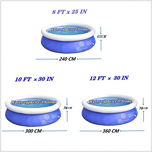Inflatable Swimming Pools for Kids and Adults Above Ground, Blow Up