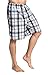 CYZ Men's 100% Cotton Plaid Poplin Woven Lounge/Sleep Shorts