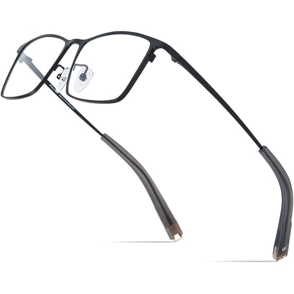 FONEX Pure Titanium Glasses Frame Men Square Eyeglasses Optical
