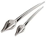 Paderno World Cuisine Stainless Steel Drawing Spoons, Set of 2