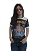 Bunny Brand Women's Def Leppard Pyromania 80's Tour Ringer T-Shirt Jersey Thin Soft (Medium)