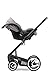 Mutsy Igo Lite Stroller, Black/Aqua