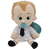 Lcoco&Dream Plush Boss Baby Stuffed Toy Children's Puppy Dog Dolls Gift for Kids White