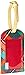 Vera Bradley Women's Cotton Faux Leather Id Luggage Tag, Rumba Pineapple, One Size