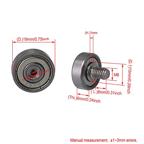 image for CNBTR M6 Universal Waterproof Abration Idler Bearing Pulley Wheel With