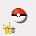 Poke Ball Pikachu AirPods Pro Case Protective Soft Silicone Shockproof Cover for Airpod Pro Compatible Airpods Pro Charging Cases, Keychain Bag Pendant Decor Gift Toy (Poke Ball)