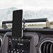 CheroCar JL JT Metal Cellphone Dash Phone Holder fits for 2018-2020 Jeep Wrangler JL, fits for 2020 Jeep Gladiator Trunk JT, Interior Accessories