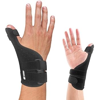 Copper Compression Long Thumb Brace - Guaranteed Highest Copper Thumb Spica Splint for Arthritis, Tendonitis. Fits Both Right Hand and Left Hand. Wrist, Hands, and Thumb Stabilizer and Immobilizer