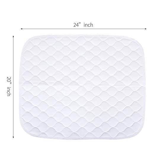 NonSlip Bed Pads,34"X36" (2 Pack),Waterproof Washable Underpads