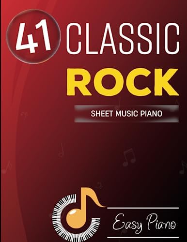 Classic Rock Sheet Music for Piano: 41 Easy Songs: Jamal LL