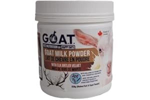 Happy Days Natural Goat Milk Powder 250g with Probiotics, Digestive Enzymes + Elk Antler - Joint Health & Digestive Superfood