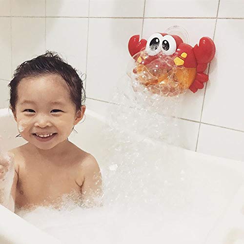 HOCHE Toy-Crab Musical Bubble Maker Fun Bath Toy,Automated Spout Bubble Machine Blower Maker with 12 Nursery Rhymes for Baby - Thumbnail 4