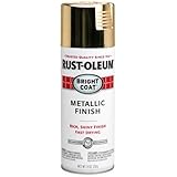 Rust-Oleum 7710830 Bright Coat Metallic Color Spray, Gold, 11-Ounce