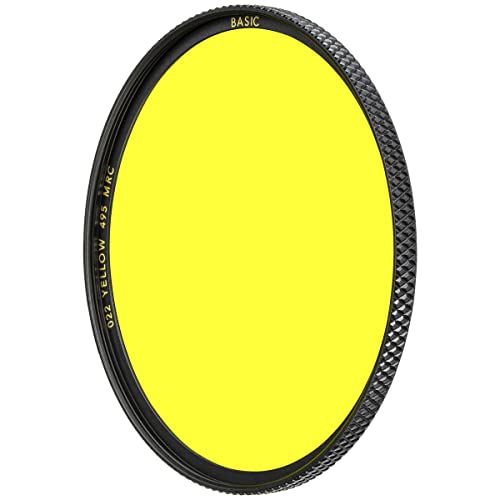 B+W 55mm Basic Black & White (Yellow) MRC 022M Glass Filter