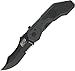 Smith & Wesson M&P SWMP1BS 7.1in S.S. Assisted Folding Knife with 2.9in Serrated Clip Point Blade and Aluminum Handle for Tactical, Survival and EDC , Black, 6 inch