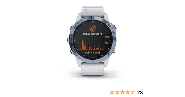 Garmin fēnix 6 Pro Solar, Reloj GPS Multideporte con energía Solar,  características y Datos de Entrenamiento avanzado 010-02410-19 : Amazon.es:  Relojes