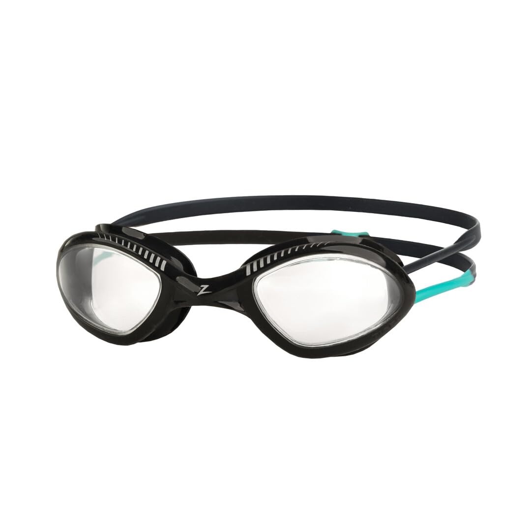 Zoggs Tiger Black Turquoise Clear Regular — image 1