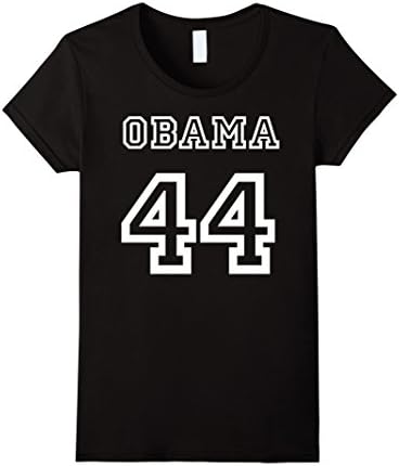 Womens President Barack Obama 44 Shirt Faux Jersey 44th US America Medium Black