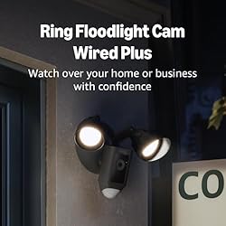 Ring Floodlight Cam Wired Plus — Outdoor home or